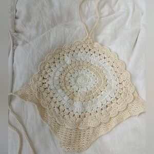 LPA backless crotchet top